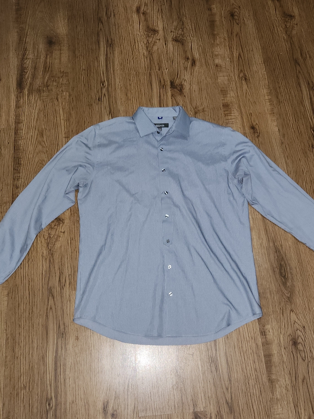 Kenneth Cole Reaction Men's Light Blue Long Sleeve Dress Shirt